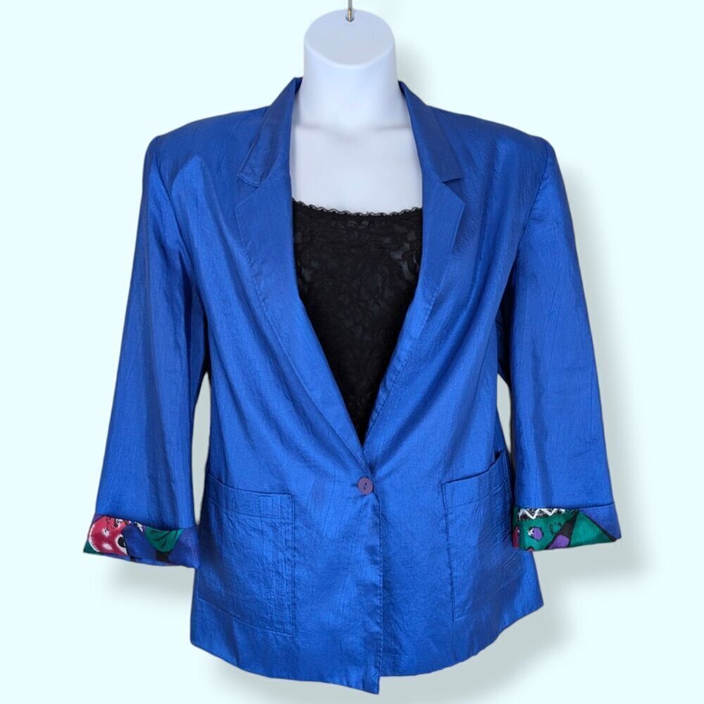 V. Tan Jay Lined 3/4 Sleeve Jacket